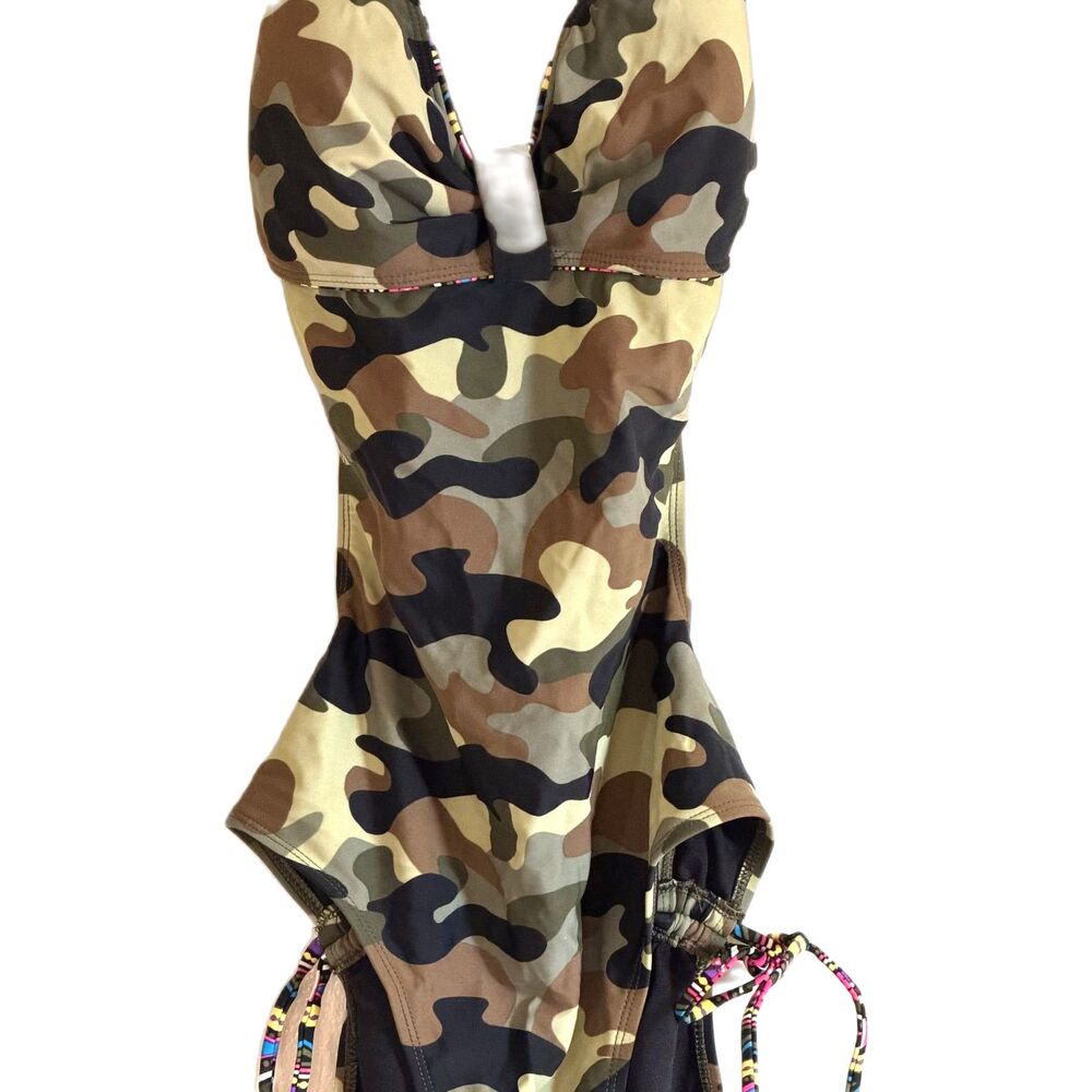OP Swimsuit Strappy Monokini Padded Juniors Sz XL 15-17 Gorgeous